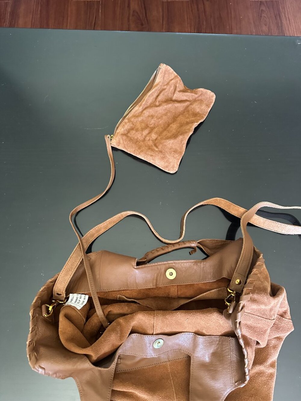 Haute Hippie 100% Leather Festival Bag - Picture 8 of 10
